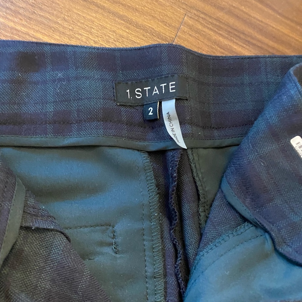 Straight leg trousers